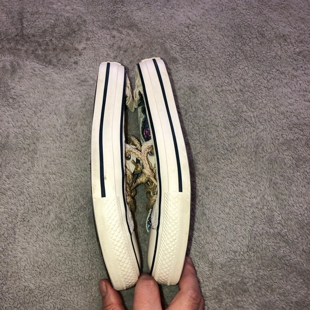 CONVERSE Shoreline Rope Lace Slip On Sneakers Sz 5.5 - Picture 9 of 11